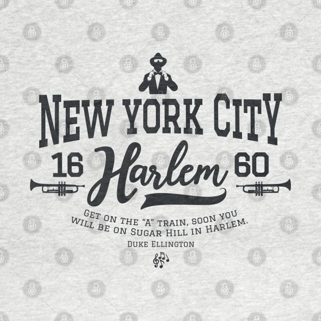 New York Harlem - Harlem Logo - Harlem Manhattan - Duke Ellington by Boogosh